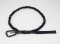 Vodítko černé s gumou, karabina Petzl 45/250